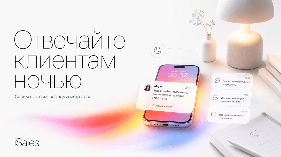Cover Image for Как студии услуг отвечать клиентам ночью и не терять заявки — без администратора