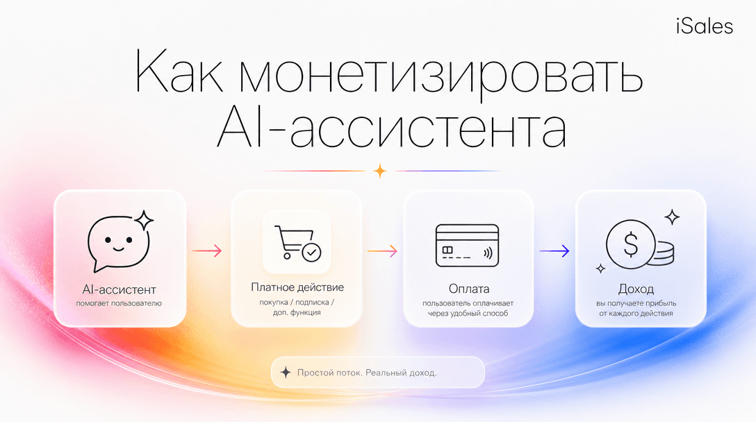 Cover Image for Как монетизировать AI-ассистента: продажа контента и счета в чате — полное руководство