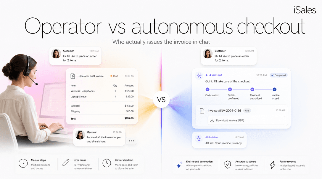 Cover Image for Why 'payment in chat' is usually operator-issued — and how to make it autonomous