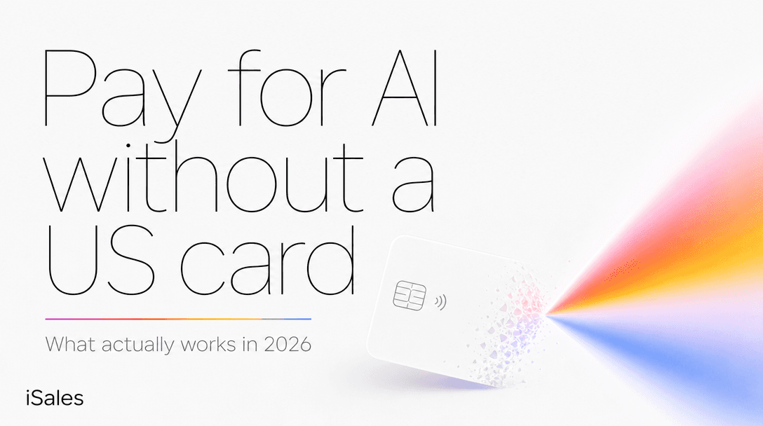 Cover Image for How to pay for AI tools without a US card (2026)