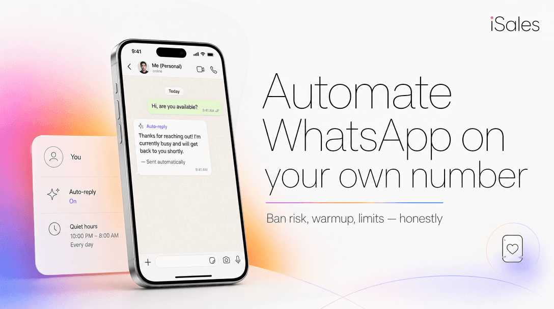 Cover Image for WhatsApp automation & AI broadcasts on your own number: the complete guide